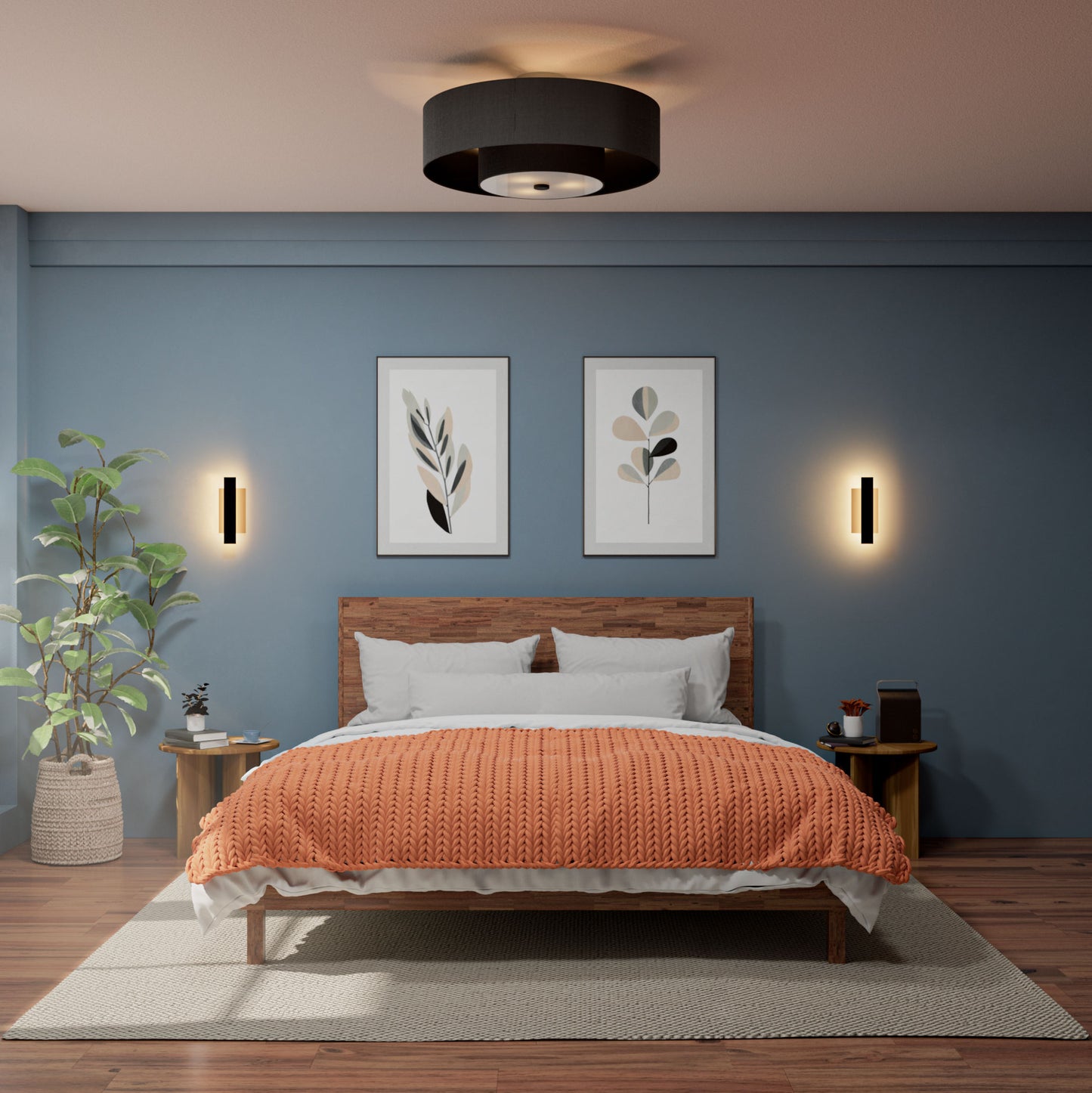 Lámpara-Ventilador Brookside FANDELIER 30 pulgadas