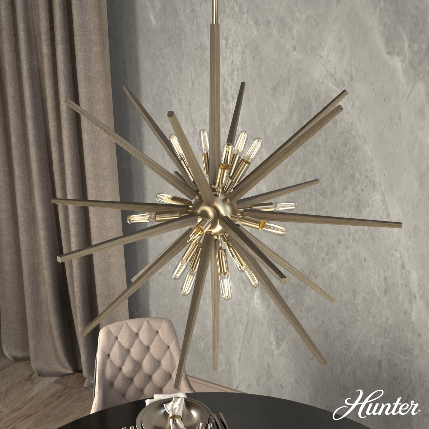 Colgante Jupiter Star 30 pulgadas - HUNTER FAN