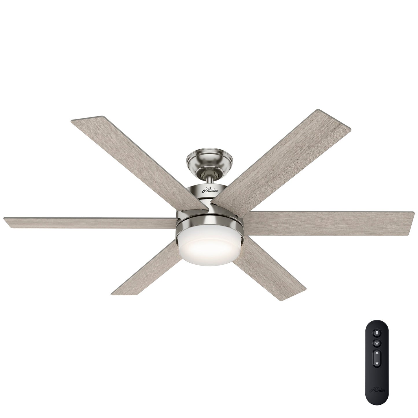 Ventilador de Techo Kempton con Luz 54 Pulgadas - HUNTER FAN