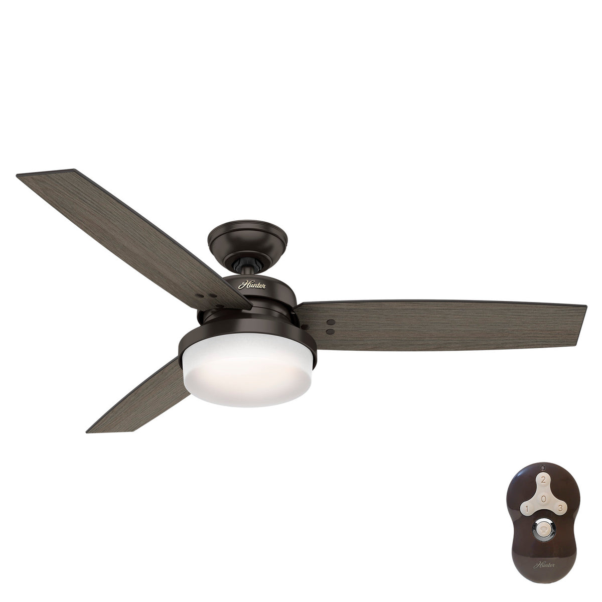 Ventilador de Techo Sentinel con Luz 52 Pulgadas - HUNTER FAN