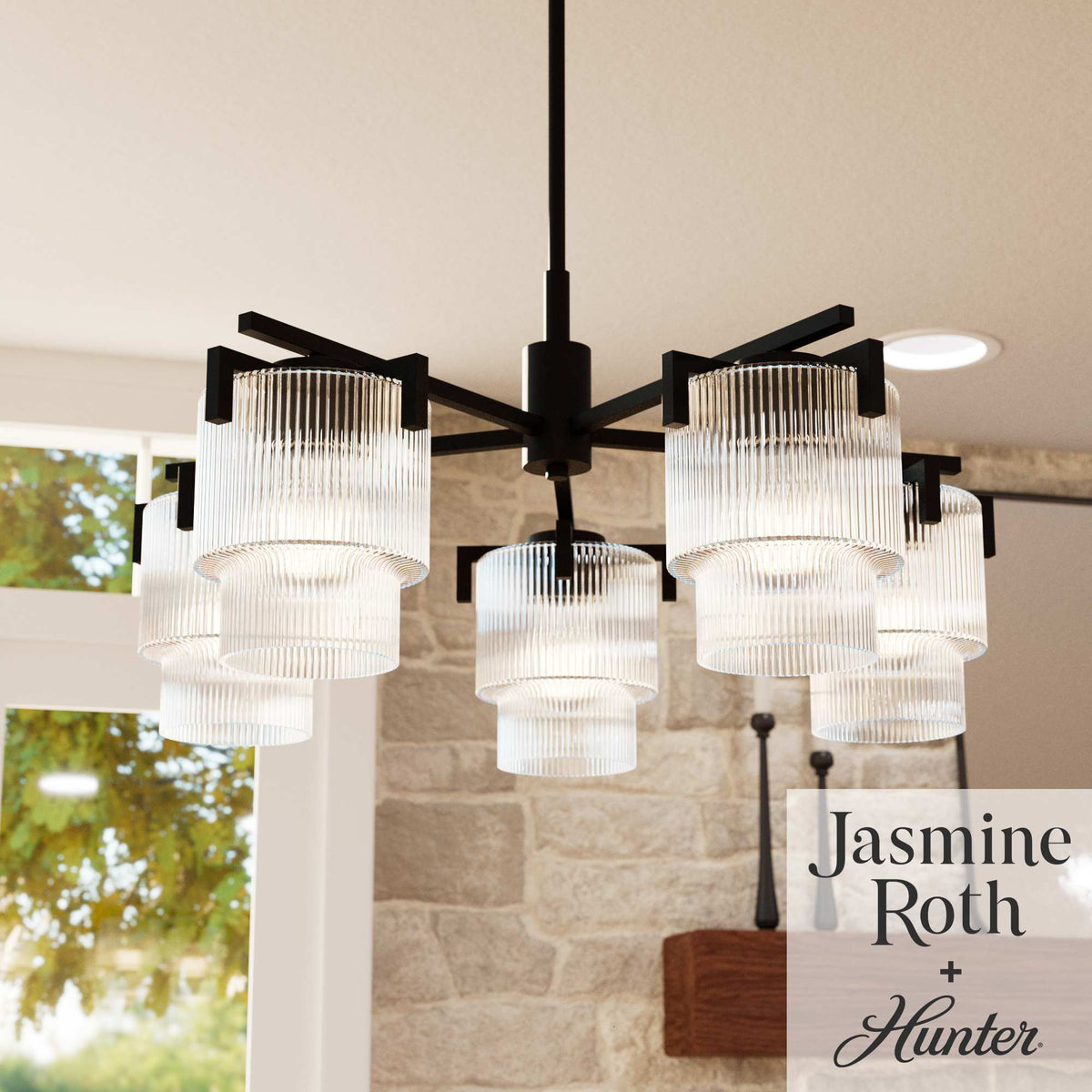 Candelabro Ontario 5 Luces 27 Pulgadas