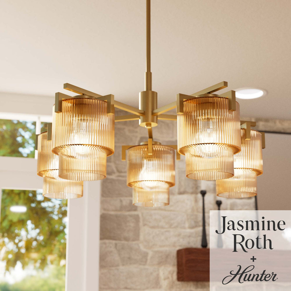 Candelabro Ontario 5 Luces 27 Pulgadas