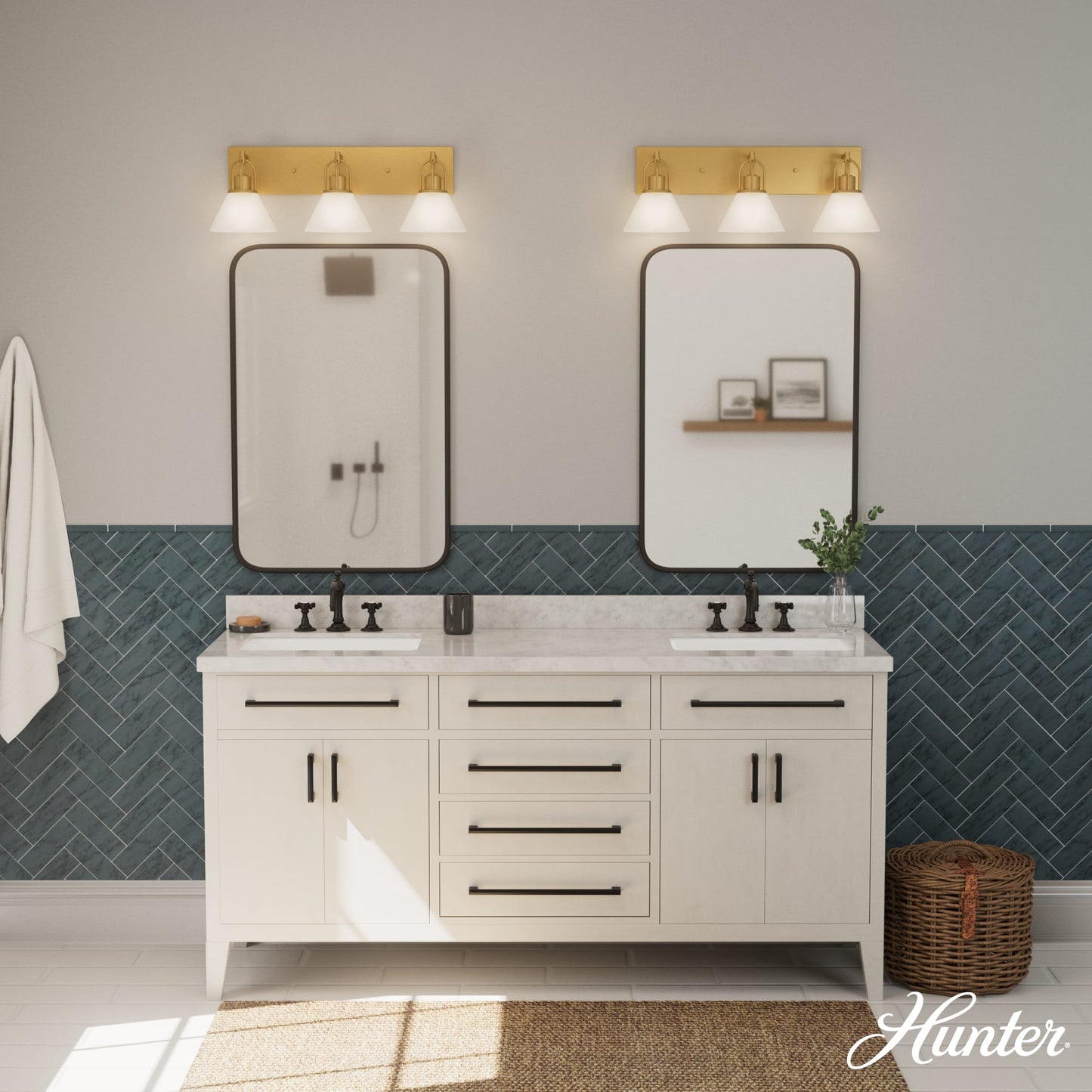 Colgante de Pared Carrington Isle 3 Luces