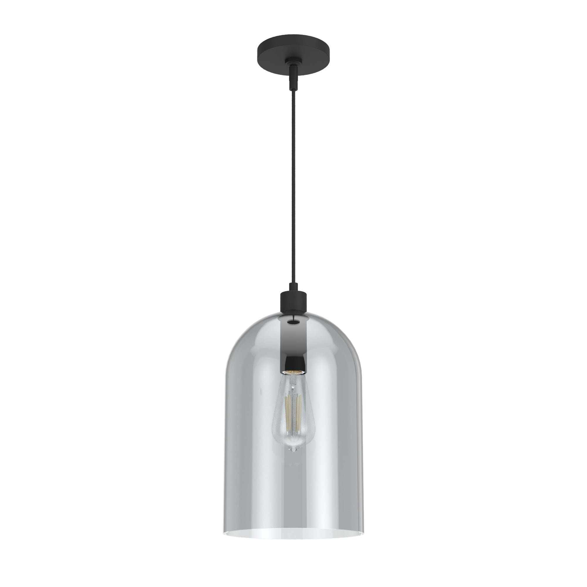 Colgante Lochemeade de Vidrio Ahumado 1 Luz
