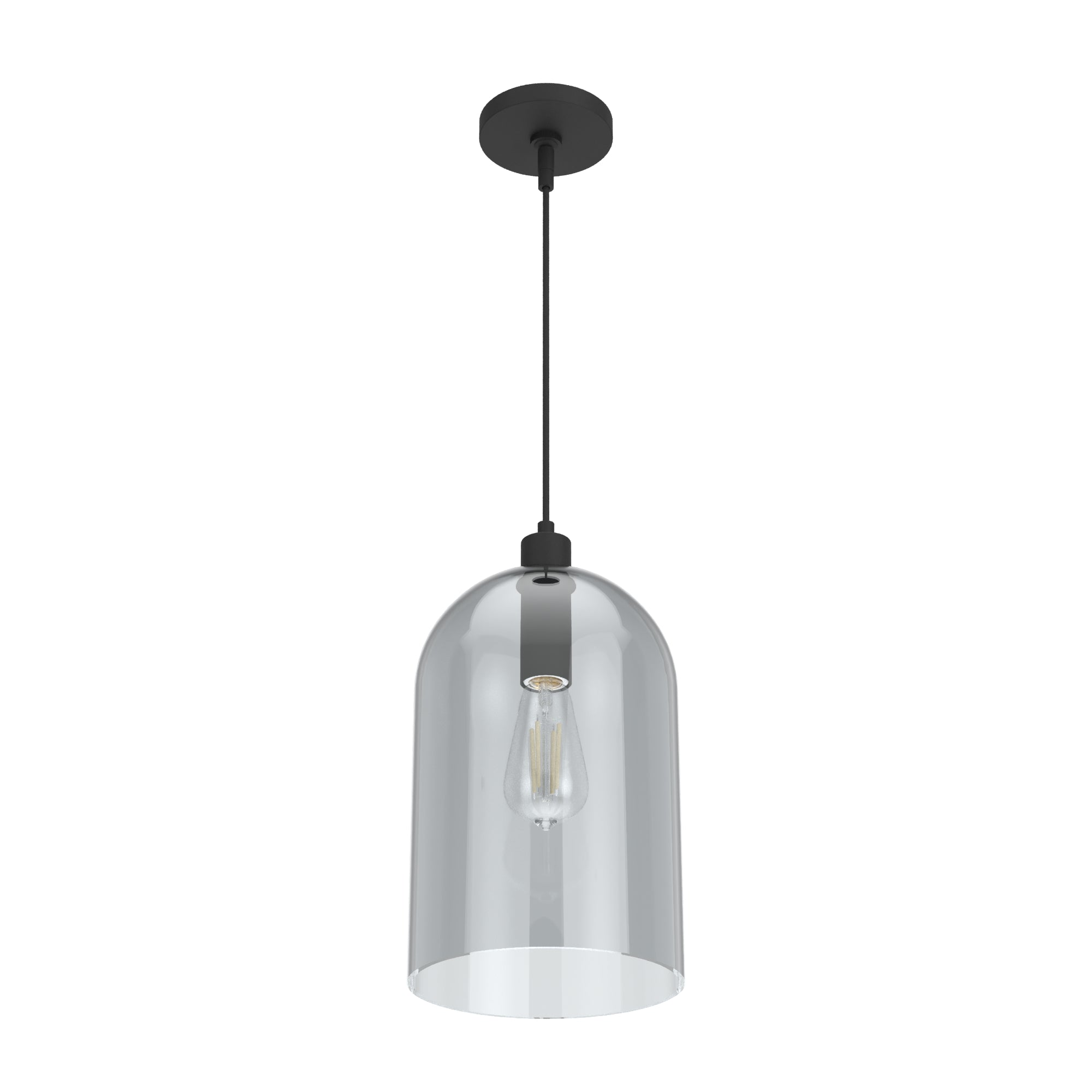 Colgante Lochemeade de Vidrio Ahumado 1 Luz