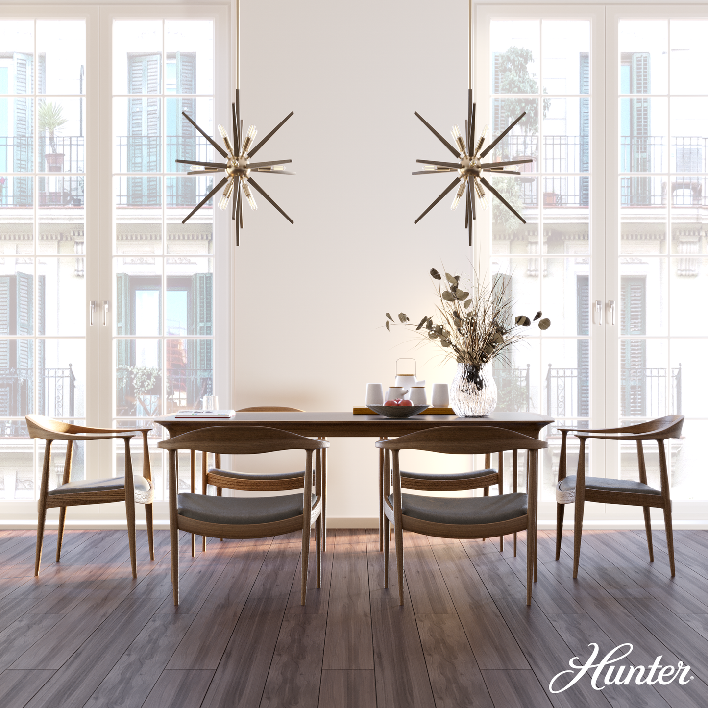 Colgante Jupiter Star 12 Luces