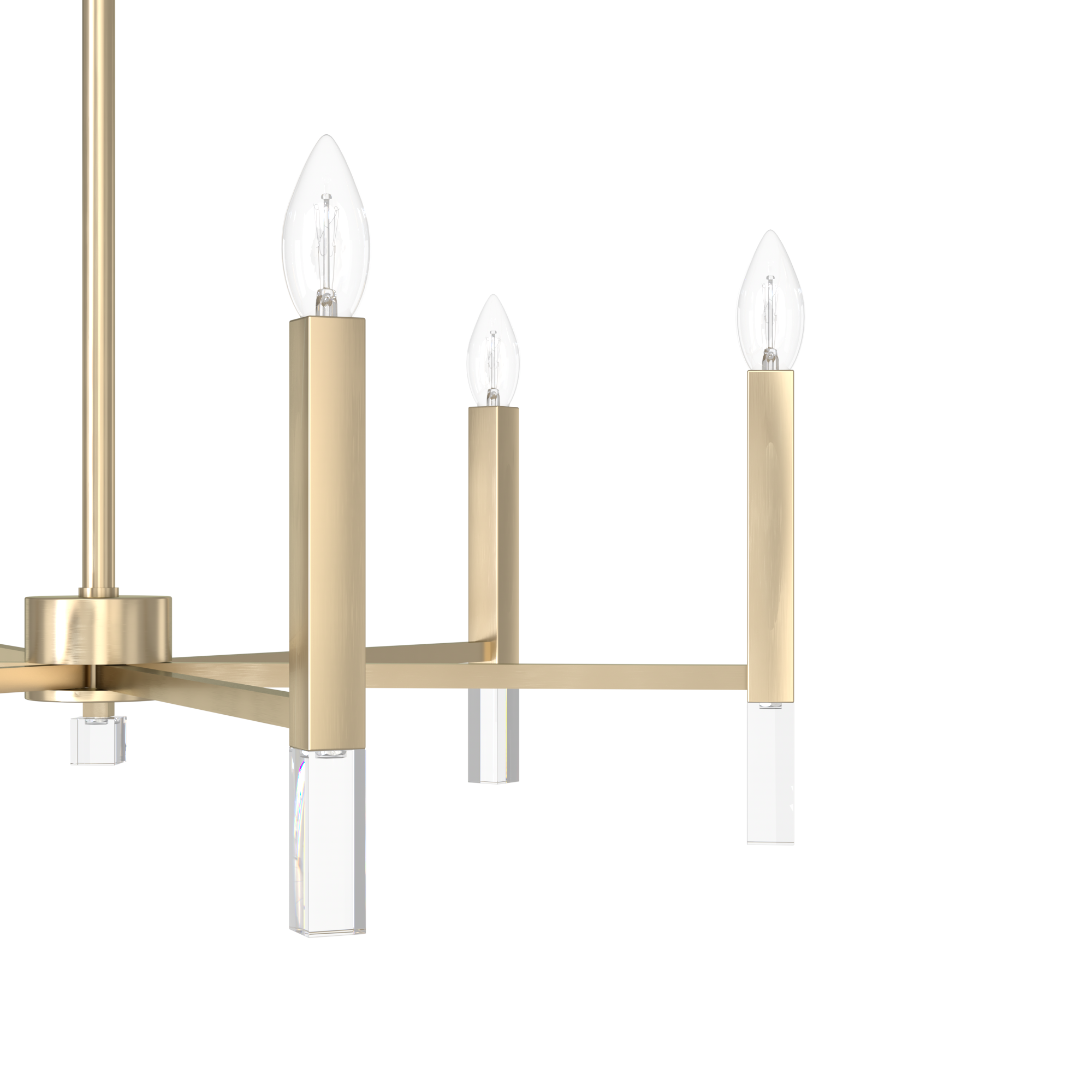 Candelabro Sunjai 6 luces 30 pulgadas