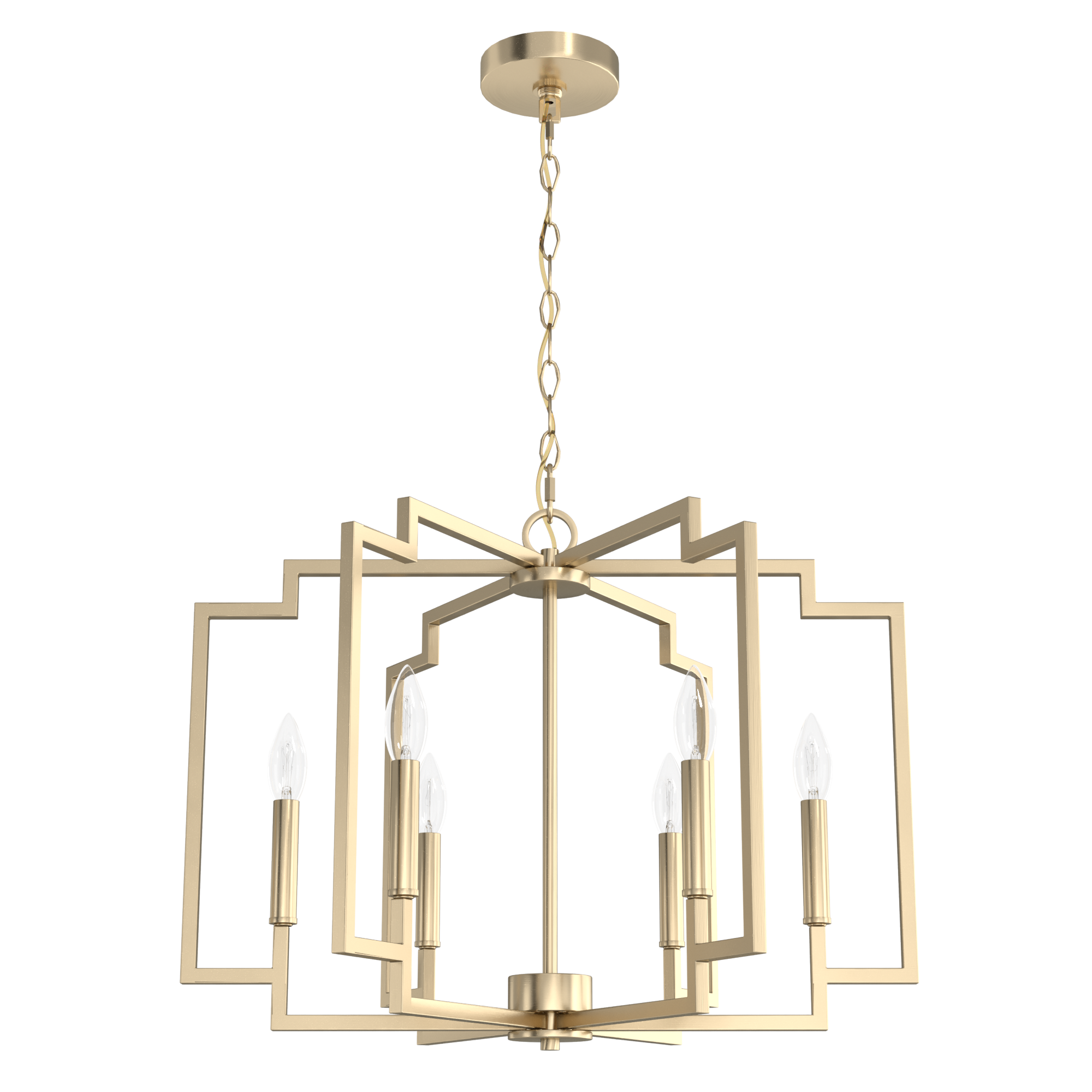 Candelabro Zoanne 6 Luces 24 pulgadas