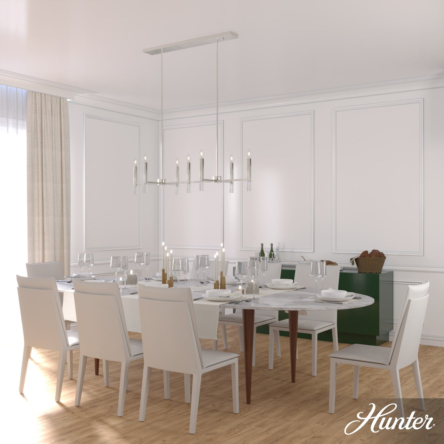 Candelabro Sunjai Linear de 7 Luces