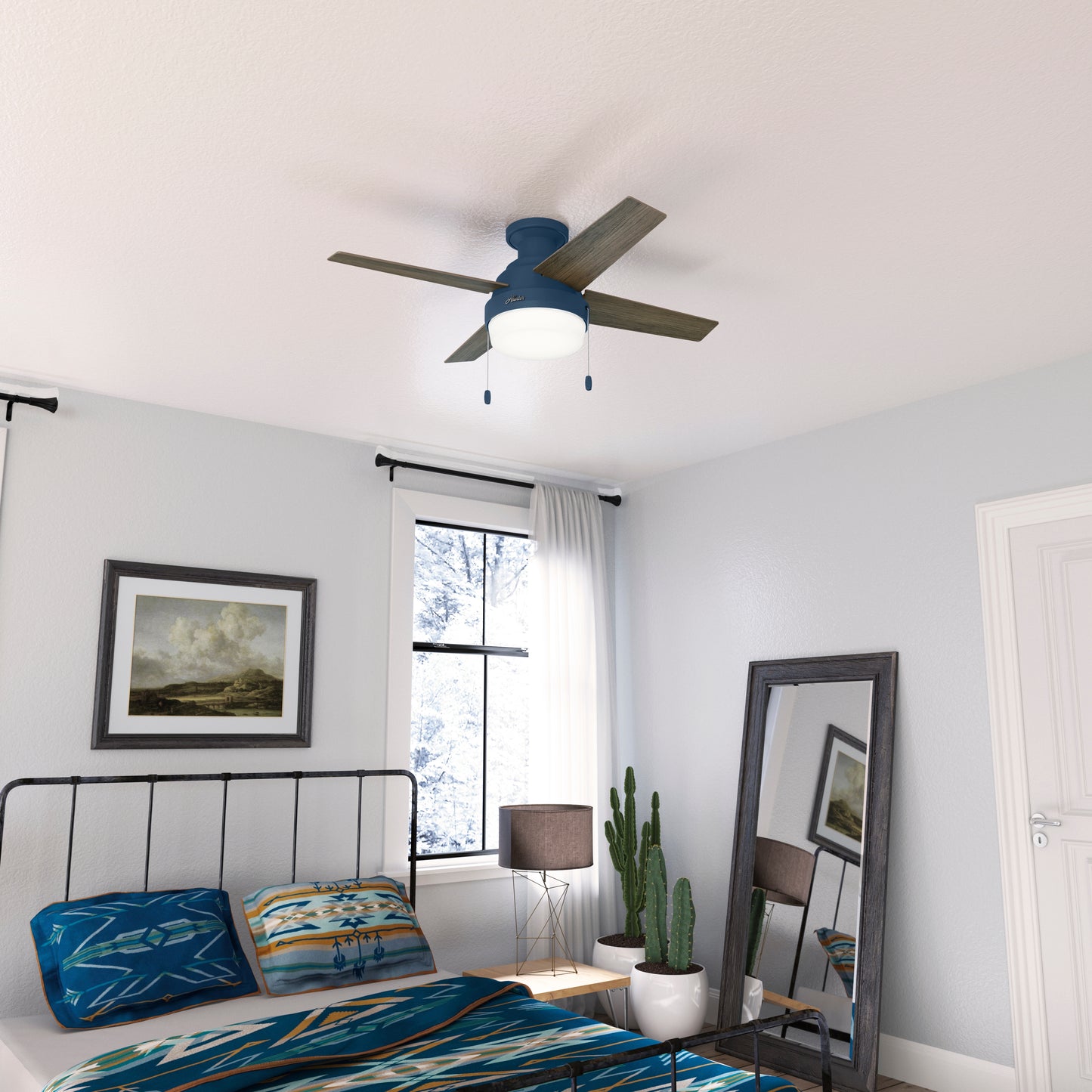 Ventilador de Techo Ristrello con Luz 44 Pulgadas