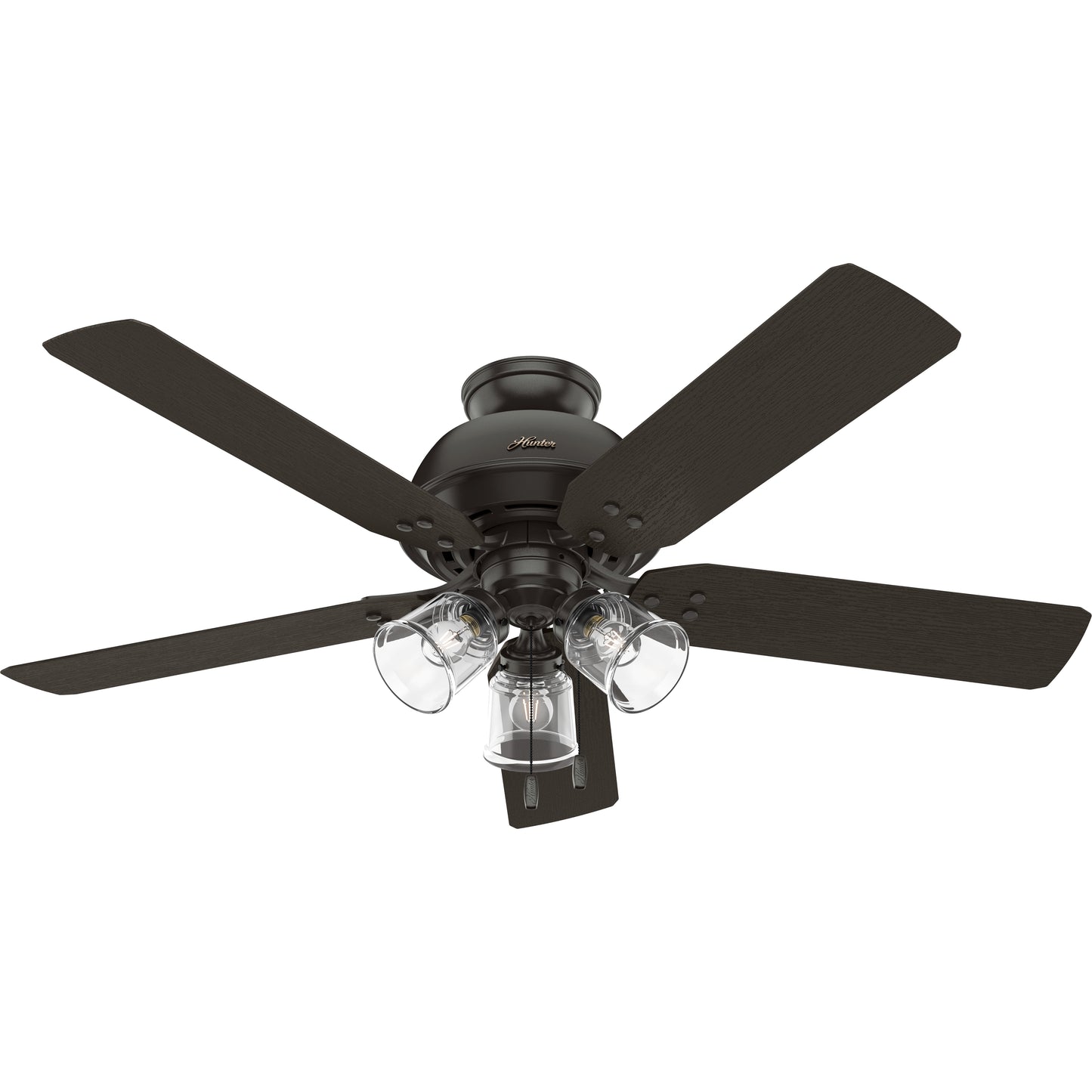 Ventilador de Techo River Ridge Exterior con Luz LED 52 Pulgadas