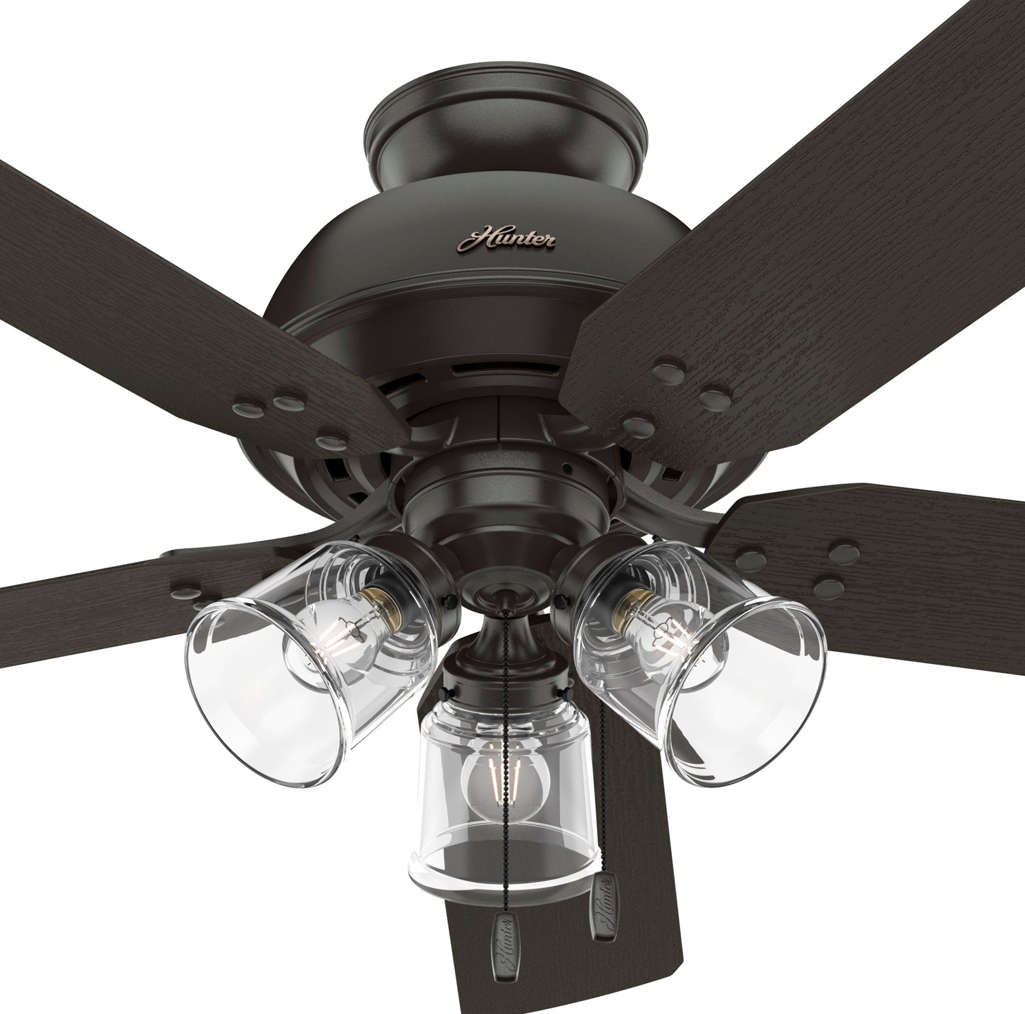Ventilador de Techo River Ridge Exterior con Luz LED 52 Pulgadas