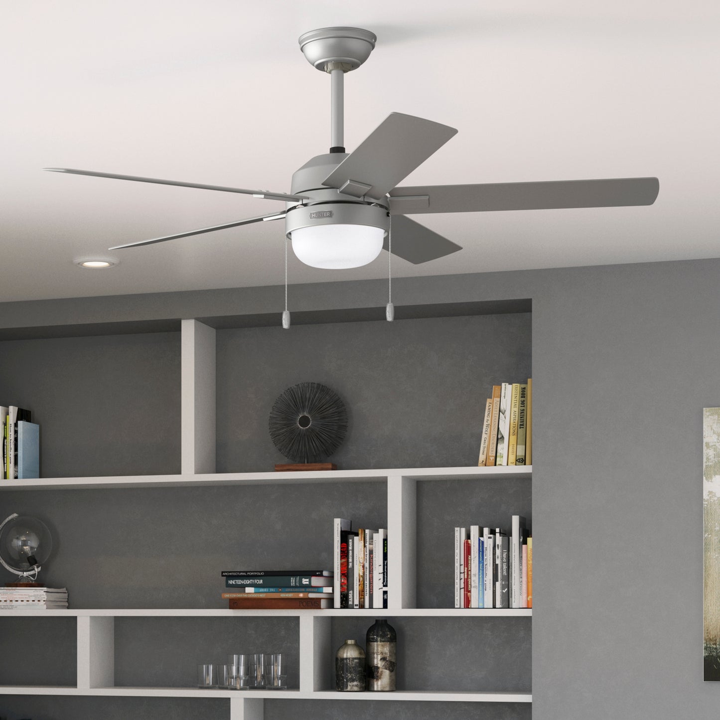 Ventilador de Techo Zeal con Luz LED 52 Pulgadas