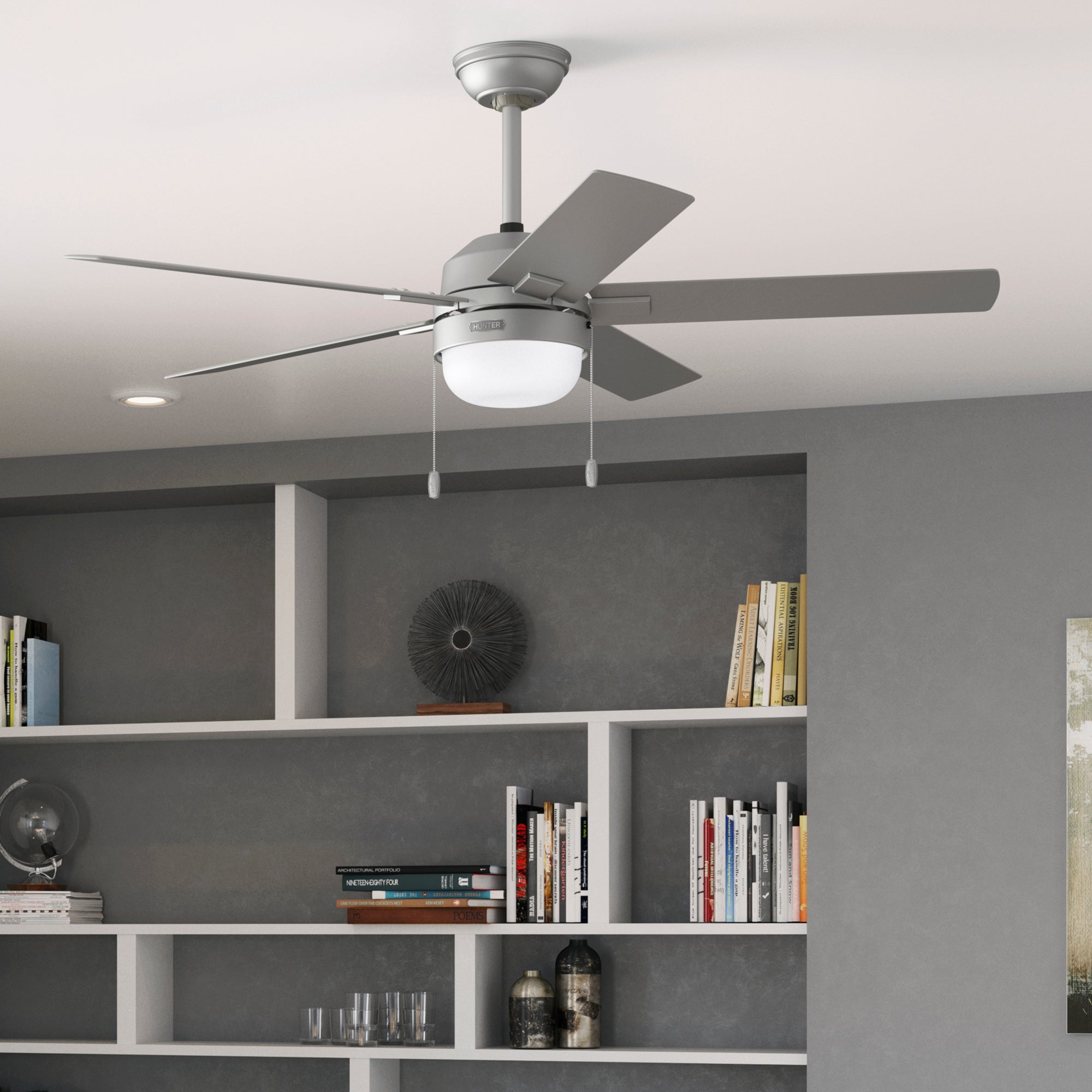 Ventilador de Techo Zeal con Luz LED 52 Pulgadas