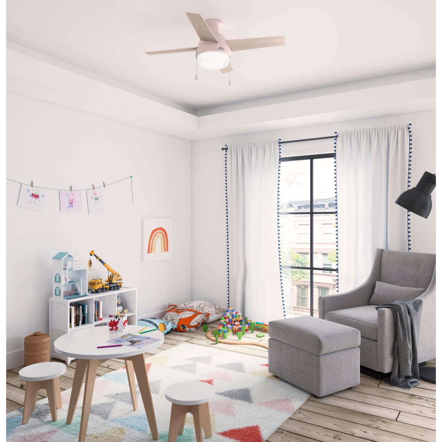 Ventilador de Techo Ristrello con Luz 44 Pulgadas