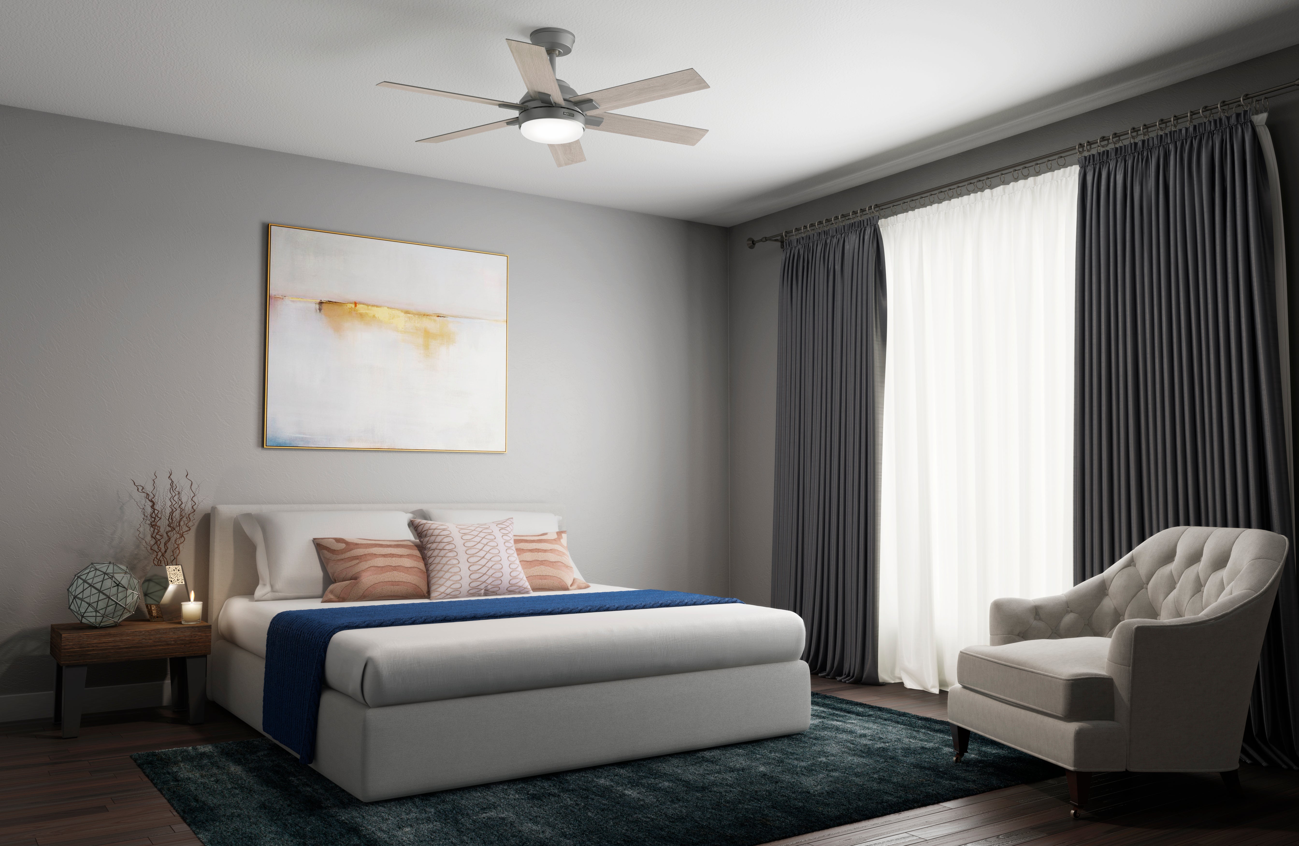 Ventilador de Techo Georgetown con Luz 52 Pulgadas