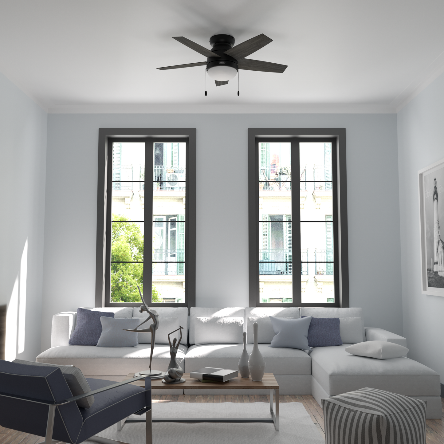 Ventilador de Techo Alexander con Luz 44 pulgadas