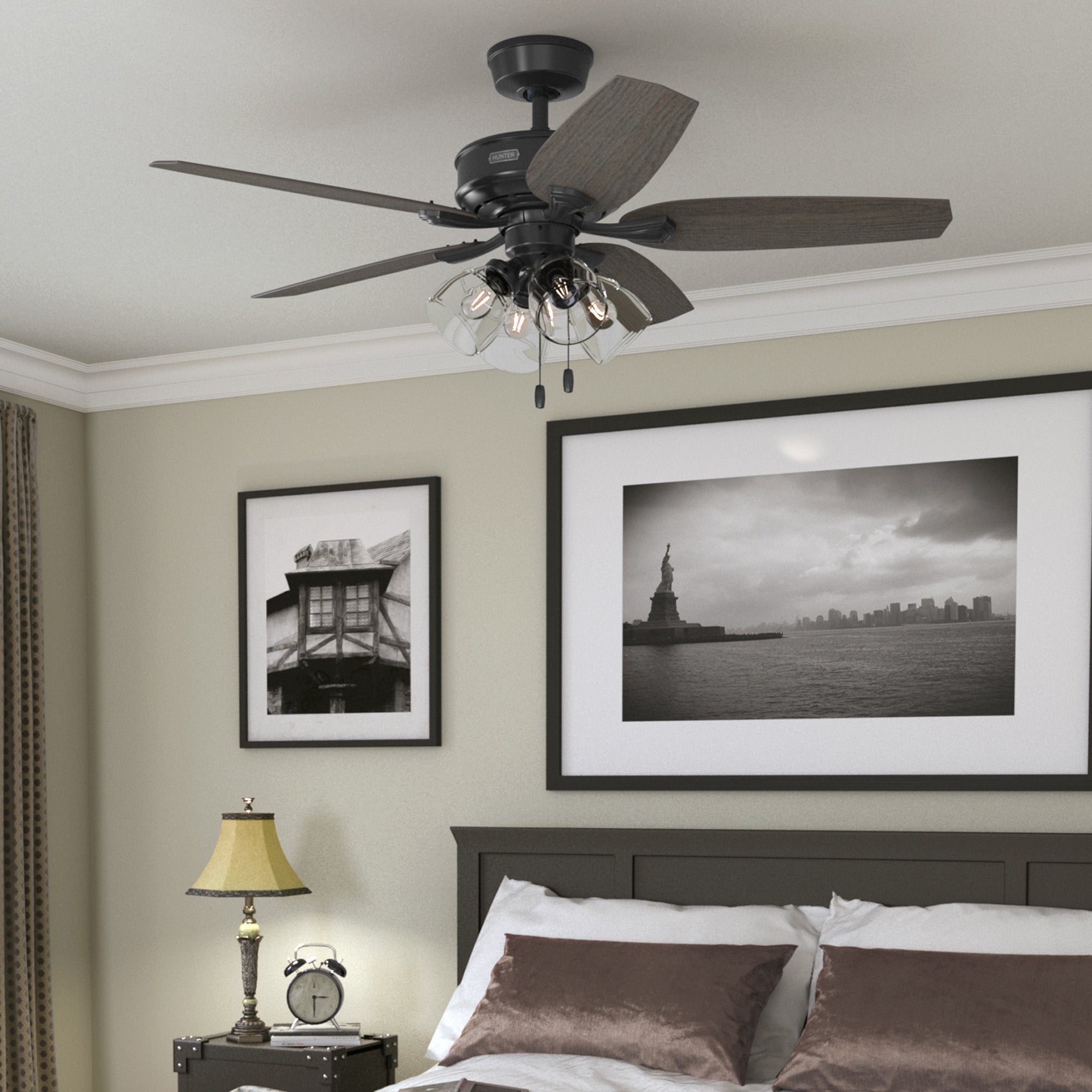 Ventilador de Techo Channing con Luz LED 52 Pulgadas