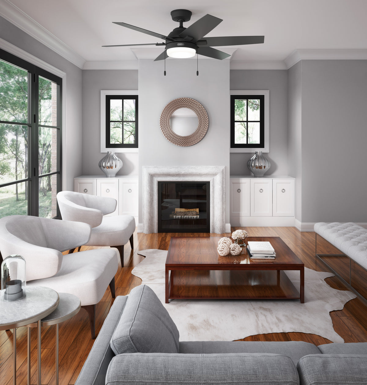 Ventilador de Techo Toledo con Luz LED 52 Pulgadas