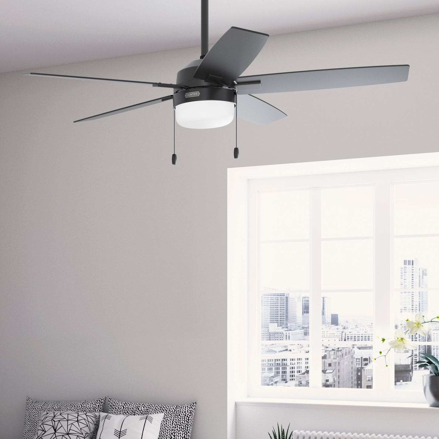 Ventilador de Techo Anisten con Luz LED 52 pulgadas