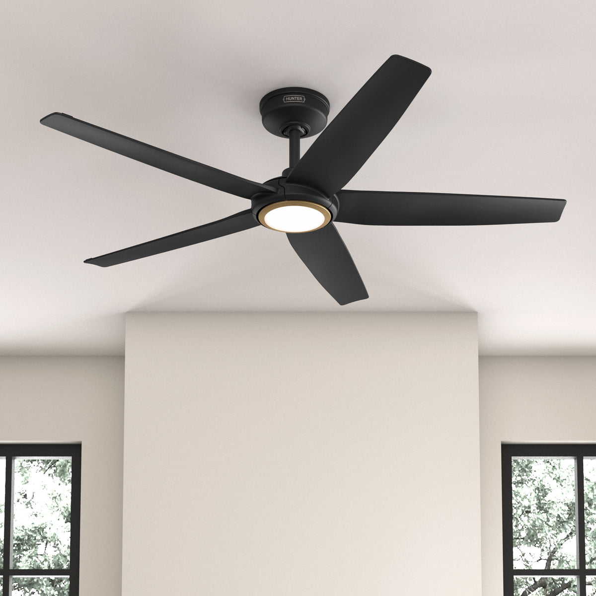 Ventilador de Techo ZenTech Exterior 5 Aspas con Luz 52 Pulgadas