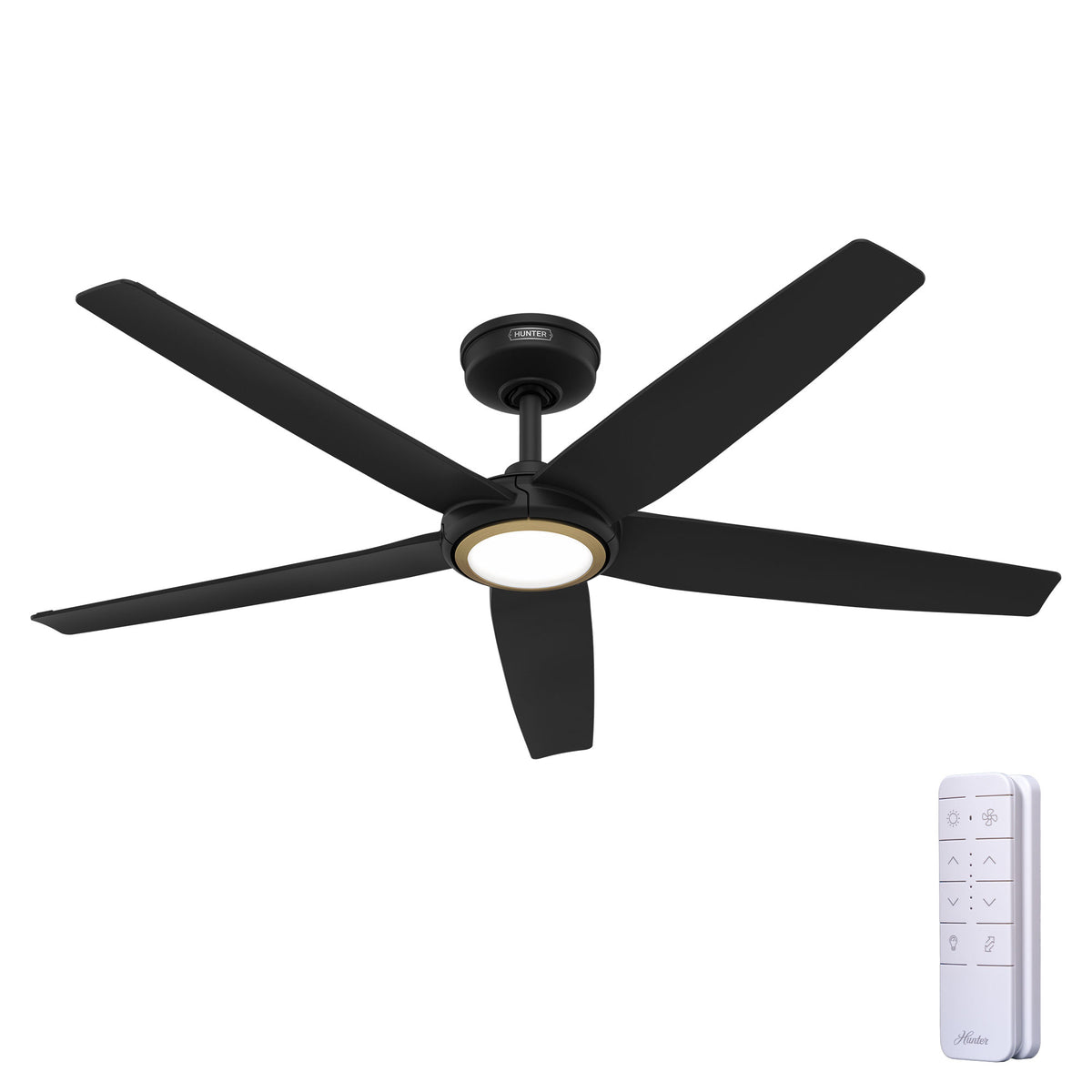 Ventilador de Techo ZenTech Exterior 5 Aspas con Luz 52 Pulgadas