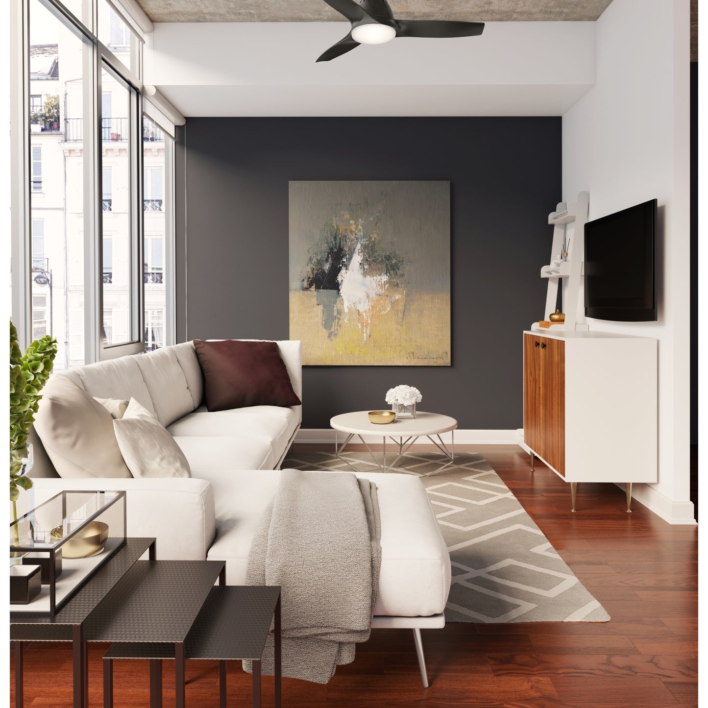 Ventilador de Techo Wisp con Luz LED 44 Pulgadas