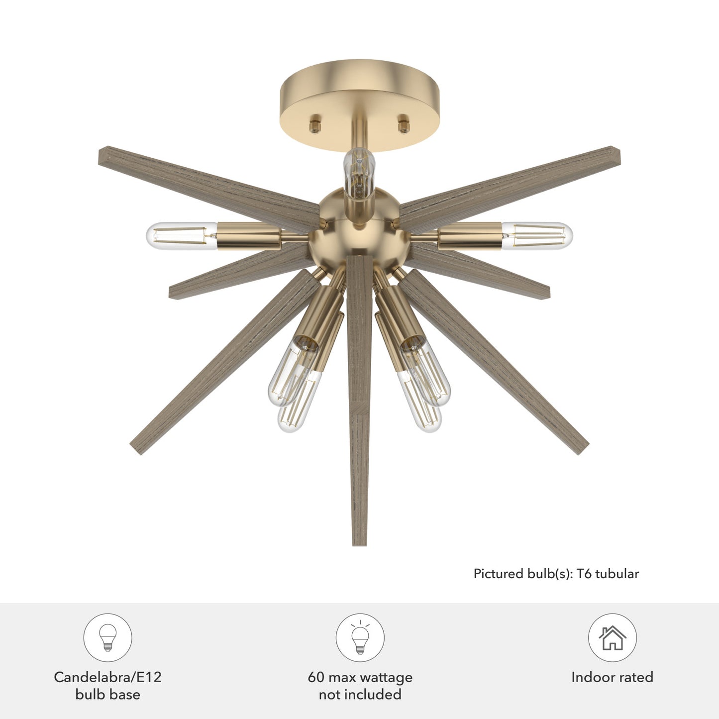 candil jupiter star lighting hunter alturas gold - none| 4