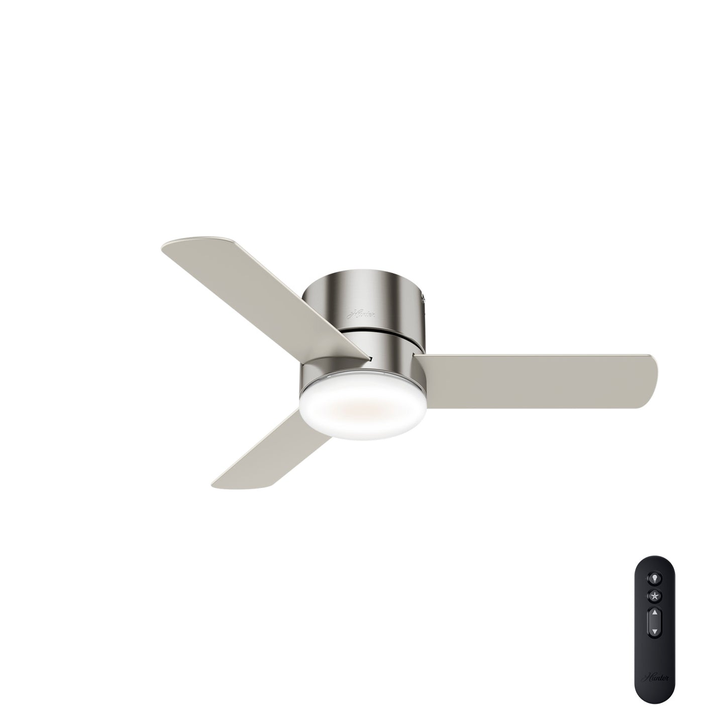 Ventilador de Techo Minimus Perfil Bajo con Luz LED 44 Pulgadas