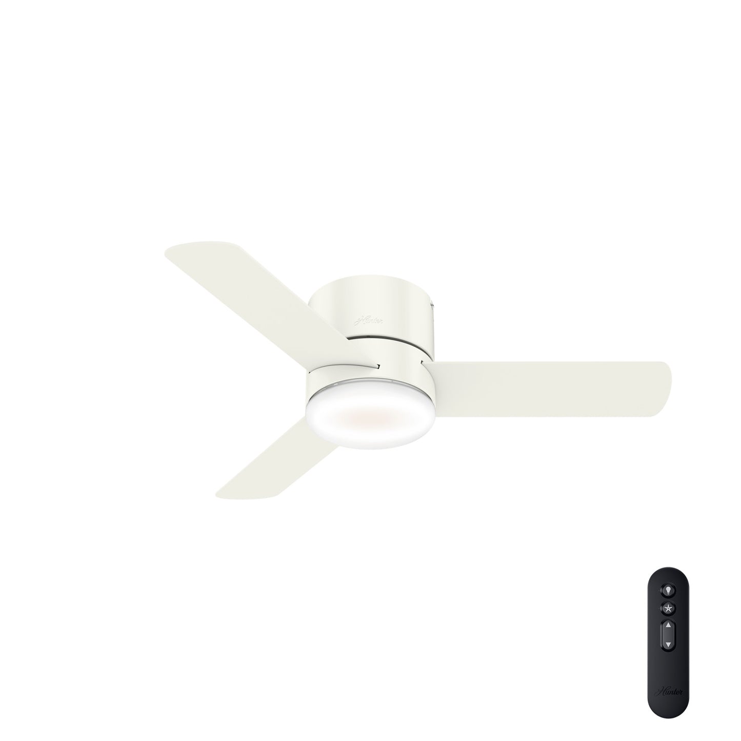 Ventilador de Techo Minimus Perfil Bajo con Luz LED 44 Pulgadas