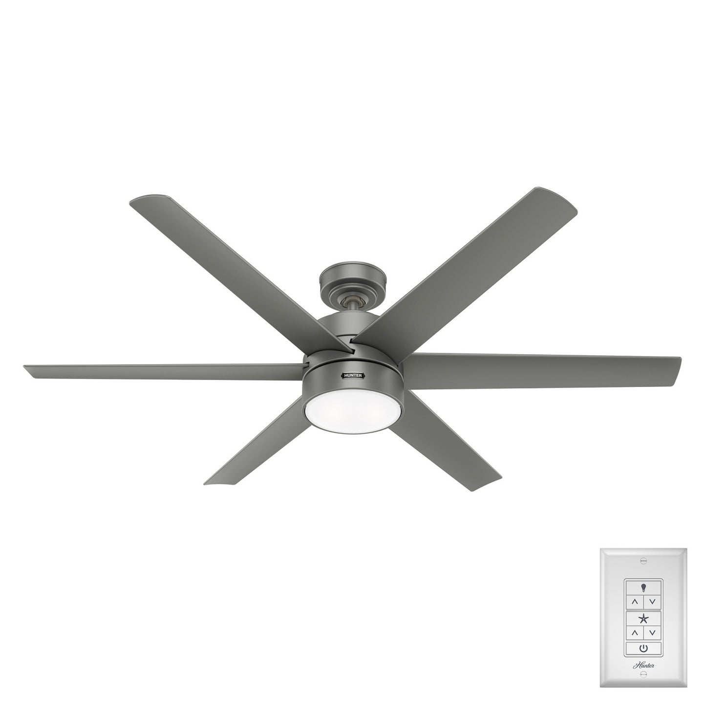 Ventilador de Techo Solaria Exterior con Luz LED 60 Pulgadas