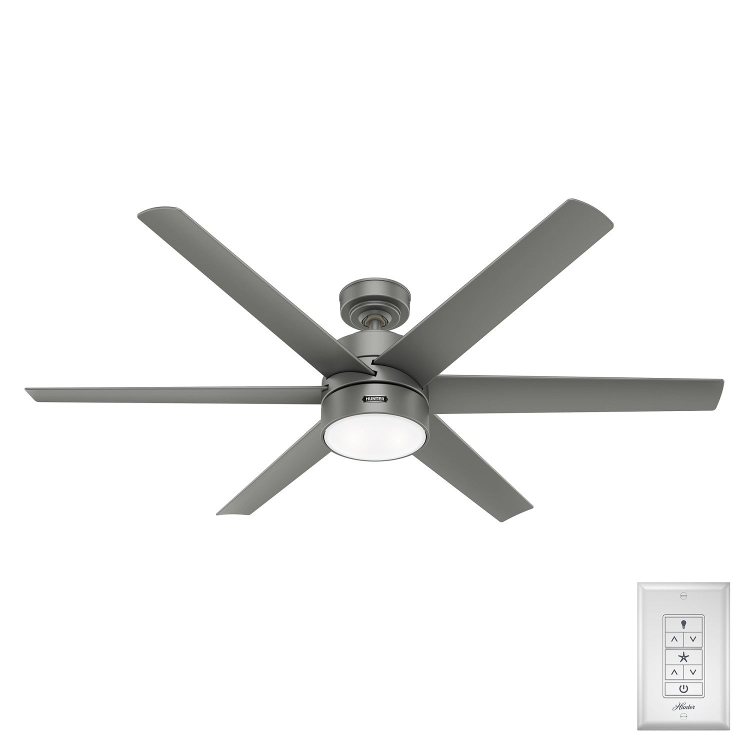 Ventilador de Techo Solaria Exterior con Luz LED 60 Pulgadas