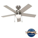 Rogers Ceiling Fan with Light 44 inches