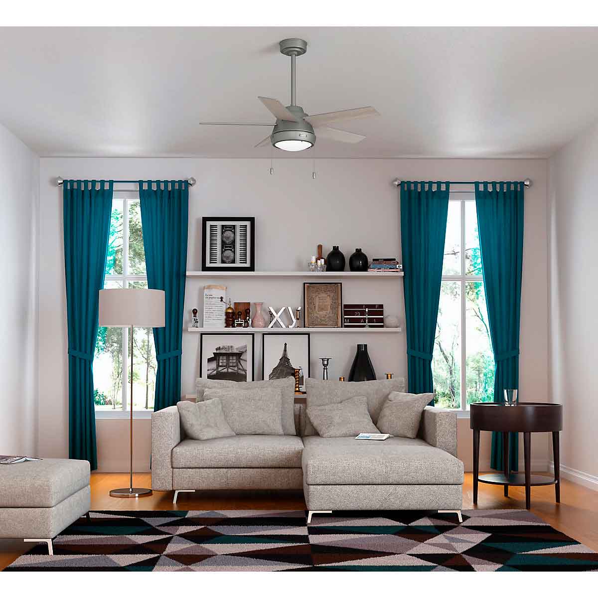 Ventilador de Techo Burroughs con Luz 44 pulgadas