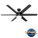 Invector Outdoor Ceiling Fan with Light 60 Inch