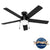 Zeal Ceiling Fan with Light 52 inches