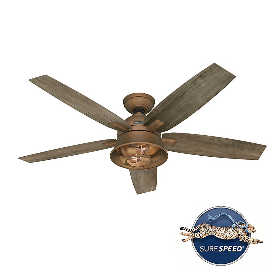 Hampshire ceiling fan with light 52 inches