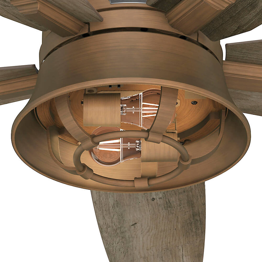 Hampshire ceiling fan with light 52 inches