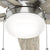 Khamsin ceiling fan with light 52 inches