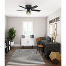 Bennett 52-Inch Low Profile Ceiling Fan with Light