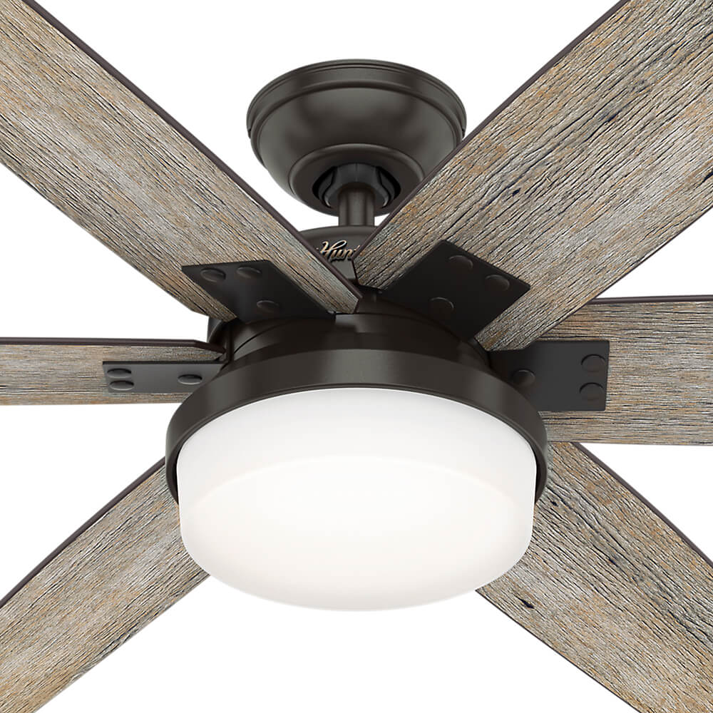 Ventilador de Techo Kaplan con Luz 64 Pulgadas